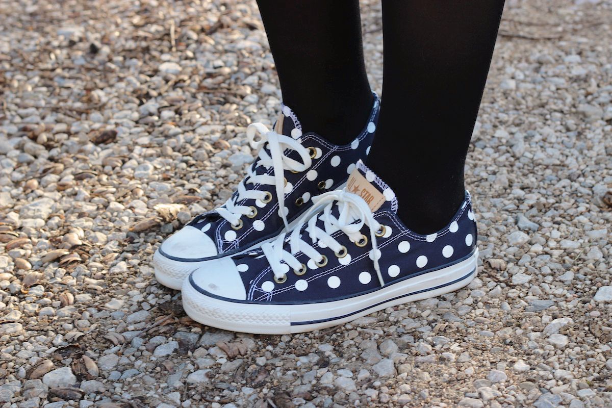 converse a pois converse a pois